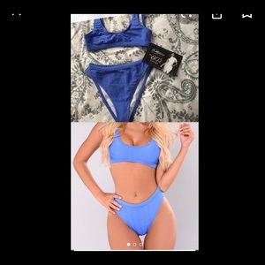 NEVER WORN- fashion nova high leg bikini